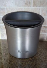 Breville Bcb100 Knock Box Coffee Espresso Burr Brushed Metal Canister