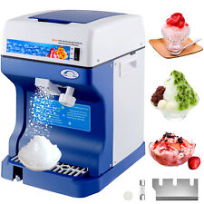 Vevor 265lbsh Commercial Ice Shaver Ice Crusher Snow Cone Machine Pc Paddles