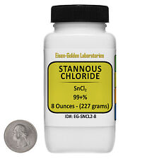Stannous Chloride Sncl2 99 Acs Grade Powder 8 Oz In A Space-saver Bottle Usa