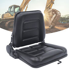 Universal Suspension Pvc Forklift Seat For Clark Cat Hyster Yale Toyota Black