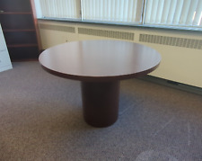 Kimball International 42 Round Drum Base Discussion Or Conference Table