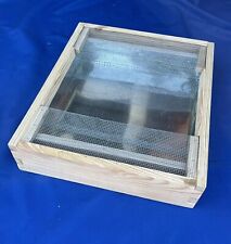 Pine 10 Frame Hive Top Feeder Metal Tray With 2 Gallon Capacity No Drowning