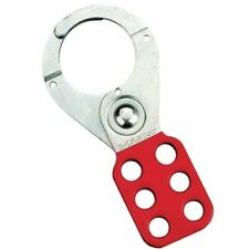 Master Lock 421 Lockout Tagout Hasp W Vinyl-coated Handle Extended Jaw Red Fs
