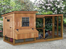 Chicken Coop Hen House Plans With Kennel Run 2 In 1 Combo Design 60410ml