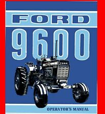 9600 Tractor Operators Instruction Maintenance Manual Fits Ford 9600