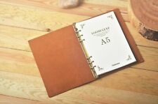 A5 Leather Binder Cover6-rings Planner Refillable Casecrazy Horse Leather