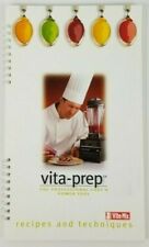 Vita-mix Vita-prep Recipes And Techniques Booklet Book Manual Paperback