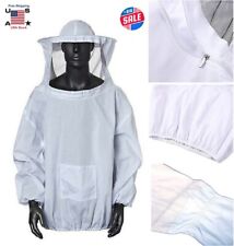 Protective Safety Beekeeping Jacket Veil Suit Bee Keeping Suit Smock Size L Usa