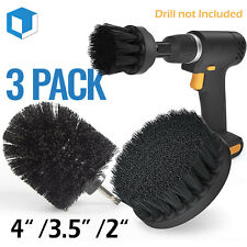 Car Wash Drill Brush Hard Bristle Auto Scrubber Detailing Tools Grout Cleaning