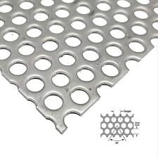 2 Pcs Stainless Steel Perforated Sheet Perforated Metal Sheet Hole Size