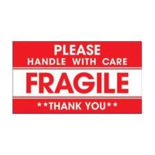 100pc - Fragile- Handle With Care Labels Small Stickers New-new