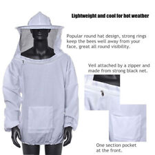 Beekeeper Beekeeping Jacket Protective Veil Smock Bee Suit Hat Clothes Lk