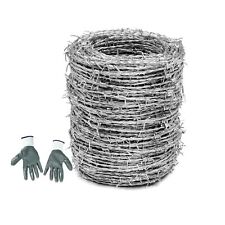328ft Barbed Wire4 Point Barbed Wire Fence Perfect For Crafts Fences And Crit