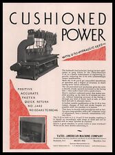 1930 Yates American Machine Company Beloit Wisconsin Gang Borer Vintage Print Ad