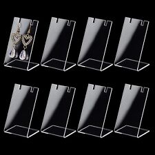 10pcs Pendant Necklace Earring Display Stands Acrylic Jewelry Display Stands