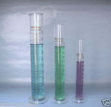 3 Graduated Cylinder Borosilicate Glass 500 Ml 250 Ml 100 Ml 500ml 250ml 100ml