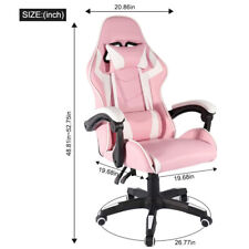 Gaming Chair Racing Computer Leather High Back Recliner Office Desk Swivel Seat