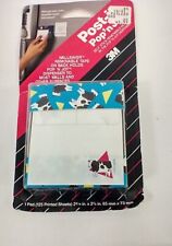 Vintage 1990 Post It Notepad Note Pad Post-it New Pop N Jot Dispenser Cows