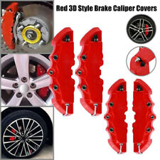 4x Red 3d Style Frontrear Car Disc Brake Caliper Cover Brake Accessories Parts