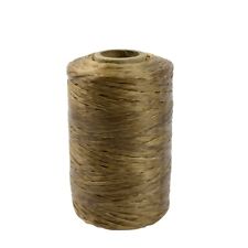 1 Roll Natural Sinew Waxed Beading Craft Poly Thread Spool Artificial Wax Sinue
