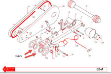 46225 Nylon Hinge Bushing For Gribaldi Salvia Dm Series Disc Mower Gearbox