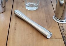 8.5 Solid Stainless Steel Cocktail Muddler - Bar Drink Mixer Tool
