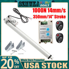 High Speed 14 Linear Actuator 14mms 220lbs1000n Max Lift Dc Electric Motor At