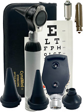 Incredible Premium Led Diagnostic Set Otoscope Ophthalmoscope 3.5v 2 Free Bulb