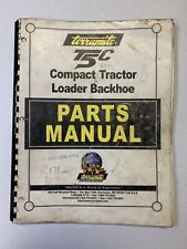 Terramite T5c Compact Tractor Loader Backhoe Parts Manual. Copyright 1998