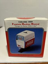 1958 Coca Cola Musical Fountain Machine Enesco Tune Things Go Better With Coke
