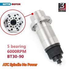 Bt30 Atc Spindle Motor No Power 5 Bearings 6000rpm Bt30-90 Automatic Tool Change