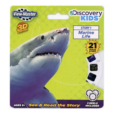 Marine Life View-master Reel Discovery Kids 3d Shark Fish Killer Whale 3 Pack
