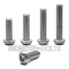 14-20 Stainless Steel Button Head Socket Cap Screws Sae Coarse Thread 18-8 A2