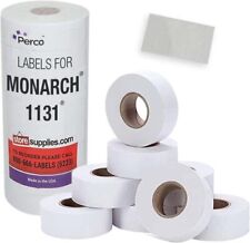 White Pricing Labels For Monarch 1131 Price Gun - 1 Sleeve 20000 Blank Mark...