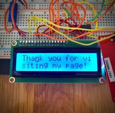 Lcd Display Module 1602a Green Screen With Backlight 5v Display Diy Project