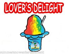Lovers Delight Syrup Mix Snow Coneshaved Ice Flavor Gallon Concentrate 1flavor