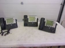 Lot Of 3 Cisco 7940 7942 Ip Phones. Display Issues.