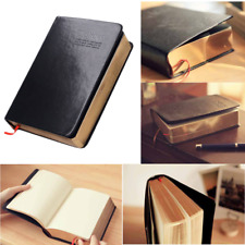 Vintage Thick Blank Paper Notebook Notepad Leather Journal Diary Sketchbook