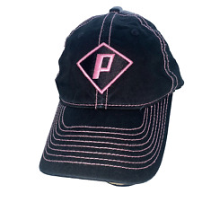 Priefert Rodeo Ranch Pink Black Hat Strapback Cap