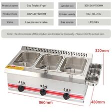 Commercial Kitchen Restaurant Catering Equipment Chicken Potato One Tank Fat Fry