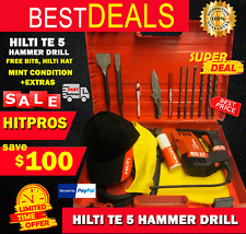 Hilti Te 5 Mint Condition Free Bits Hilti Hat Extras Fast Shipping