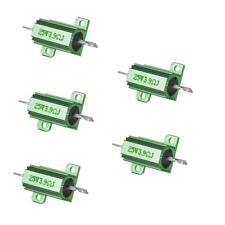 Wirewound Resistors 25watt 3.9ohm Aluminum Shell Resistors 5pcs