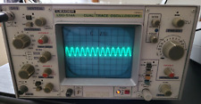Vintage Leader Lbo-514a Dual Trace Oscilloscope 15mhz - With Original Manual