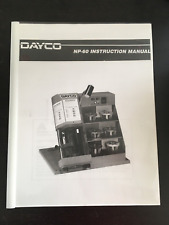 Dayco Np 60 Hydraulic Hose Crimper Machine Operators Instruction Manual