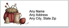 Personalized Address Labels Primitive Country Sewing Buy 3 Get 1 Free Ac 763
