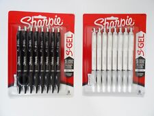 Sharpie S Gel Pens Medium Point 0.7 Mm Vivid Black Ink 16 Pack Blackwhite New