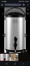 Vevor Insulated Hot Cold Beverage Dispenser Server 2.4 Gallon Stainless Steel