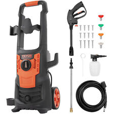 Vevor Electric Pressure Washer 2150 Psi 1.8 Gpm 1800w Cold Water Wheeled