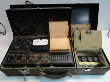Vintage Us Military Tube Tester Set - Triplet Model 1183-sc - Field Unit