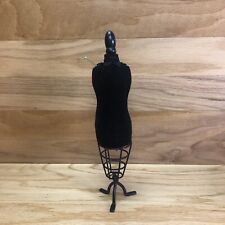 Mini Female Mannequin Torsodress Form Mannequin Body With Base Stand . Black
